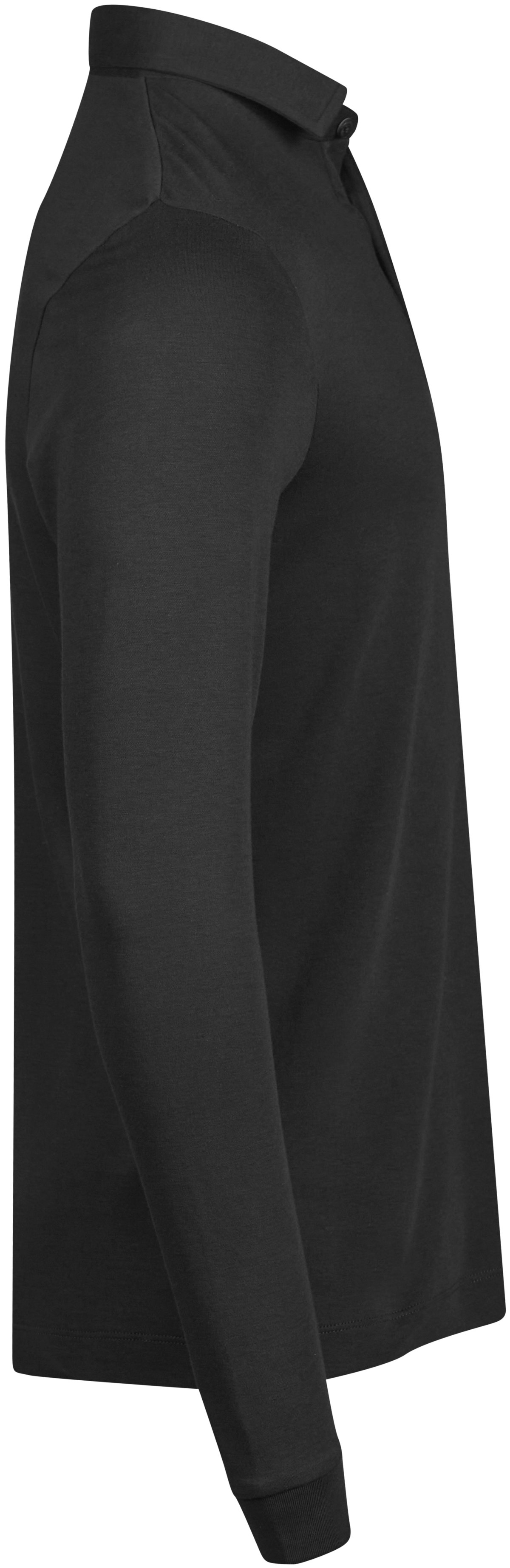 Tee Jays Pima Cotton Long Sleeve Polo – Black