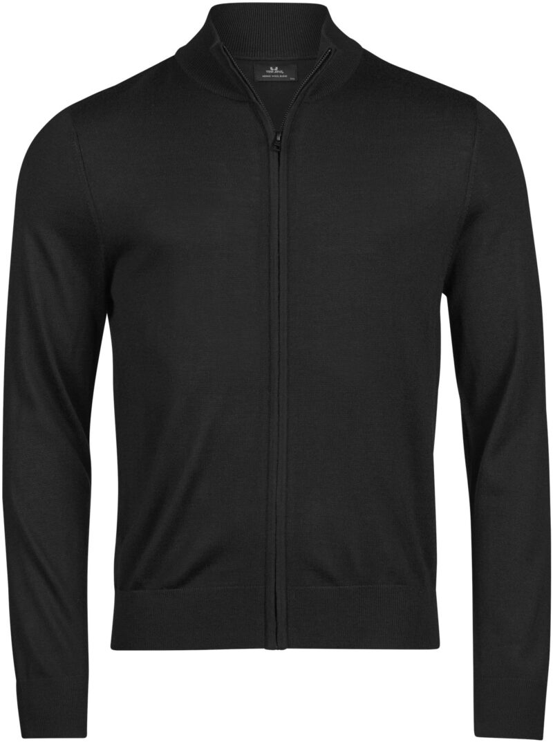 Tee Jays Full Zip Knit – Black